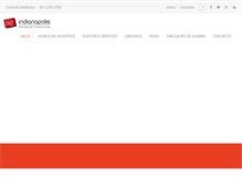 Tablet Screenshot of indianapolisperu.com